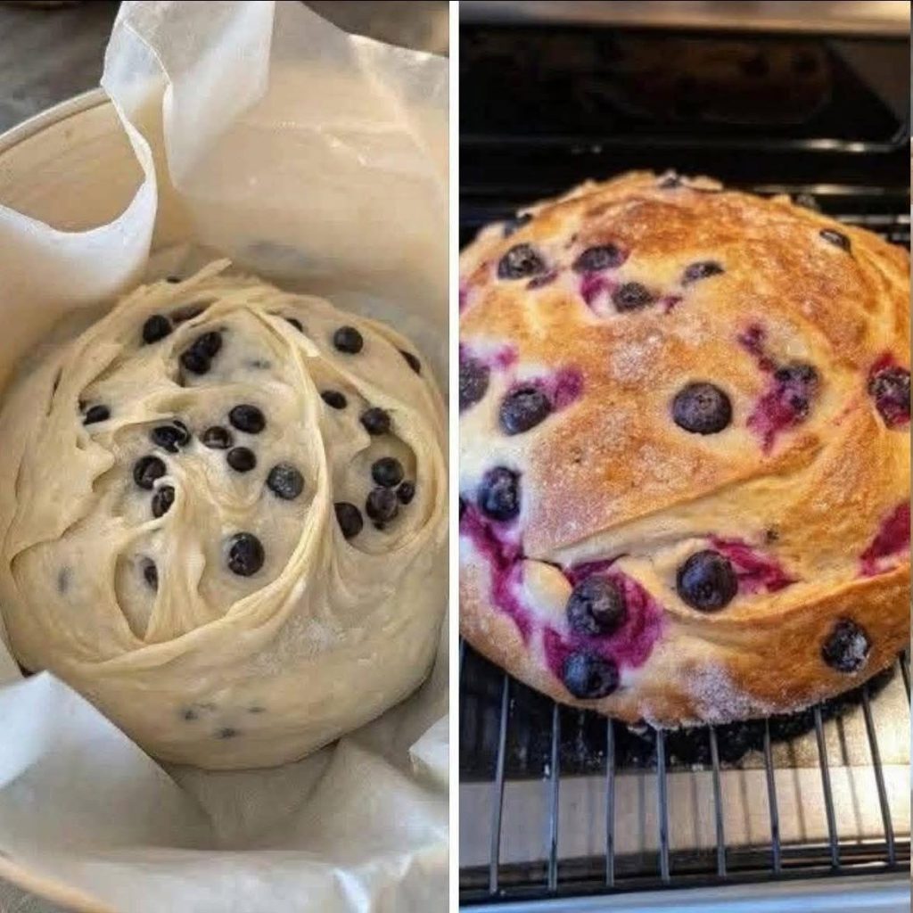 Blaubeer-Frischkäse-Kuchen